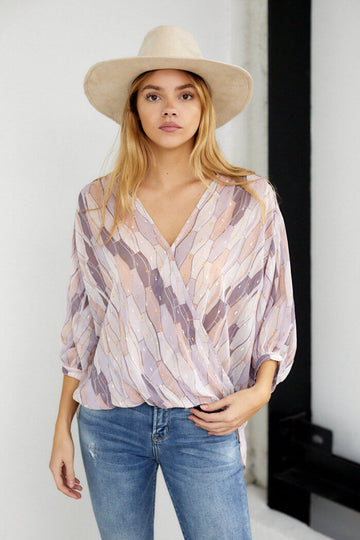 Preston Wrap Long Sleeve Top