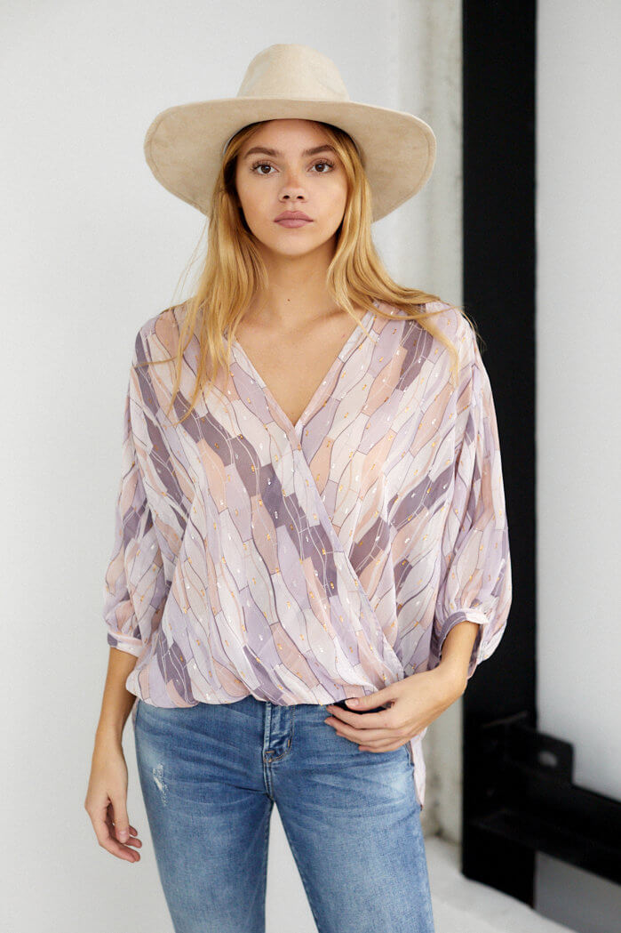 Preston Wrap Long Sleeve Top