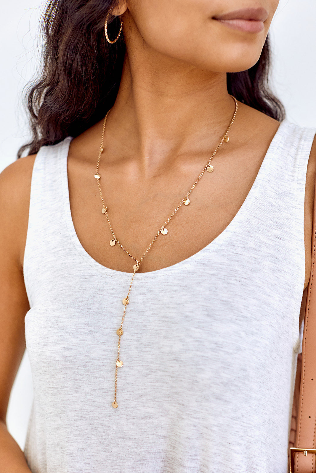 Kayle Disc Necklace