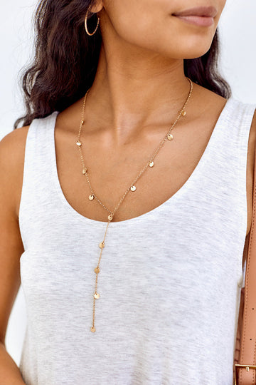Kayle Disc Necklace