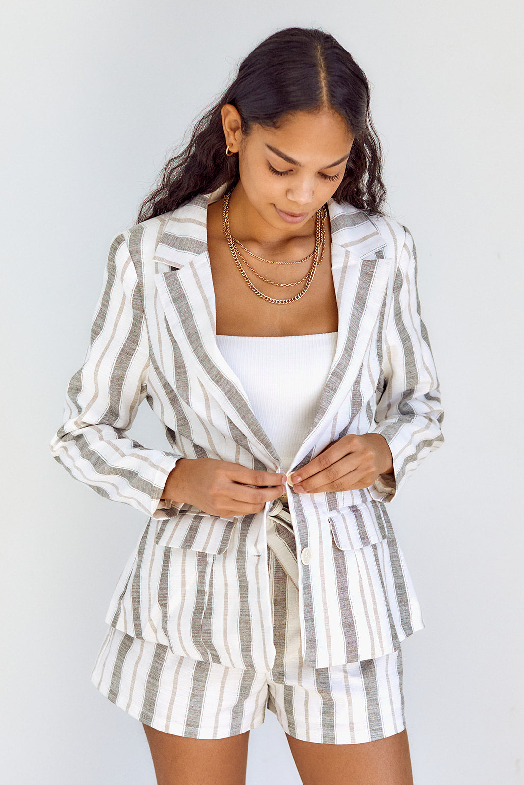 Cori Striped Blazer