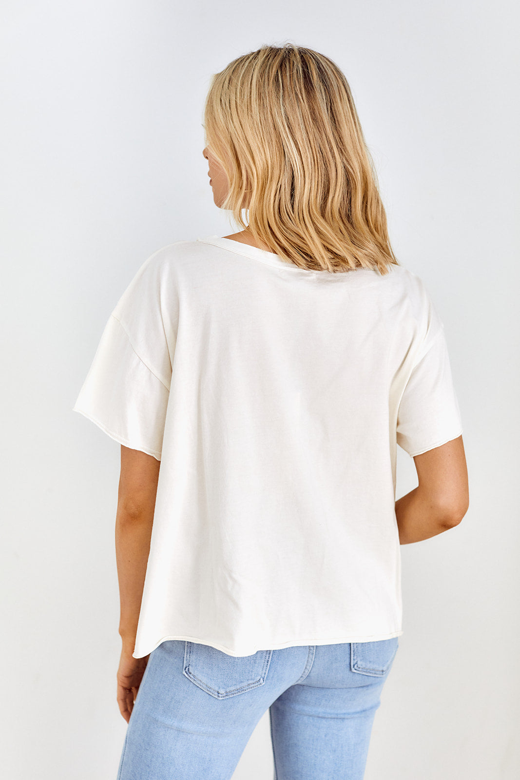 Liana Ruffle Detail Tee