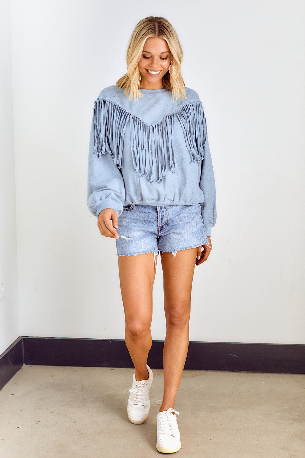 Carlin Fringed Sweatshirt