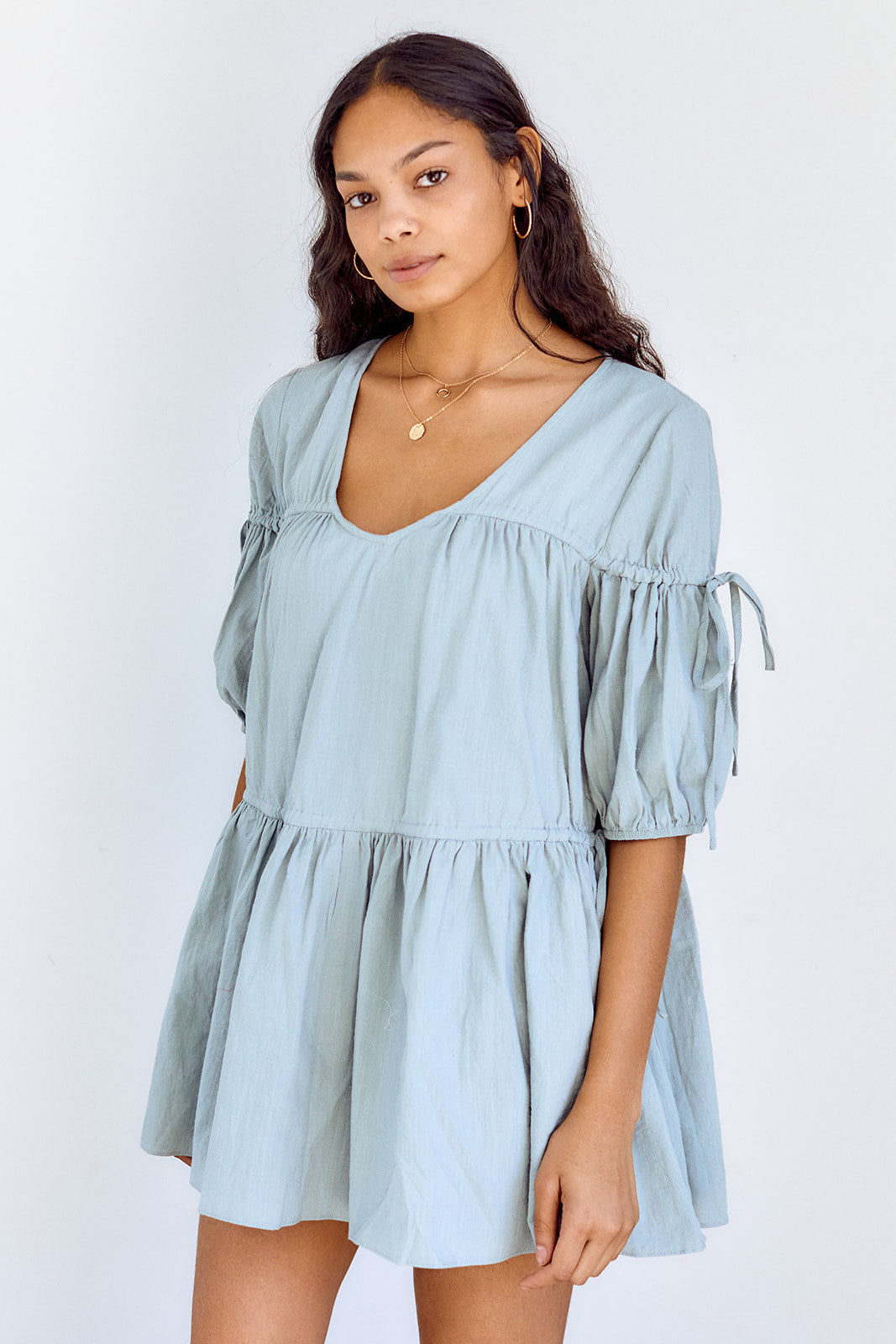 Lucille Tiered Puff Sleeve Dress