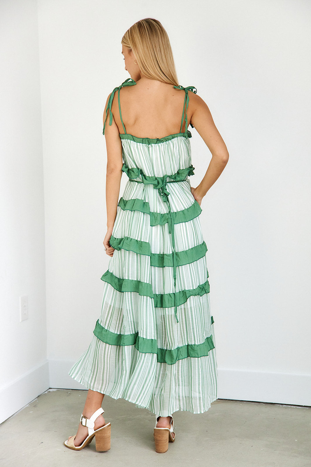 Cienna Striped Maxi Dress