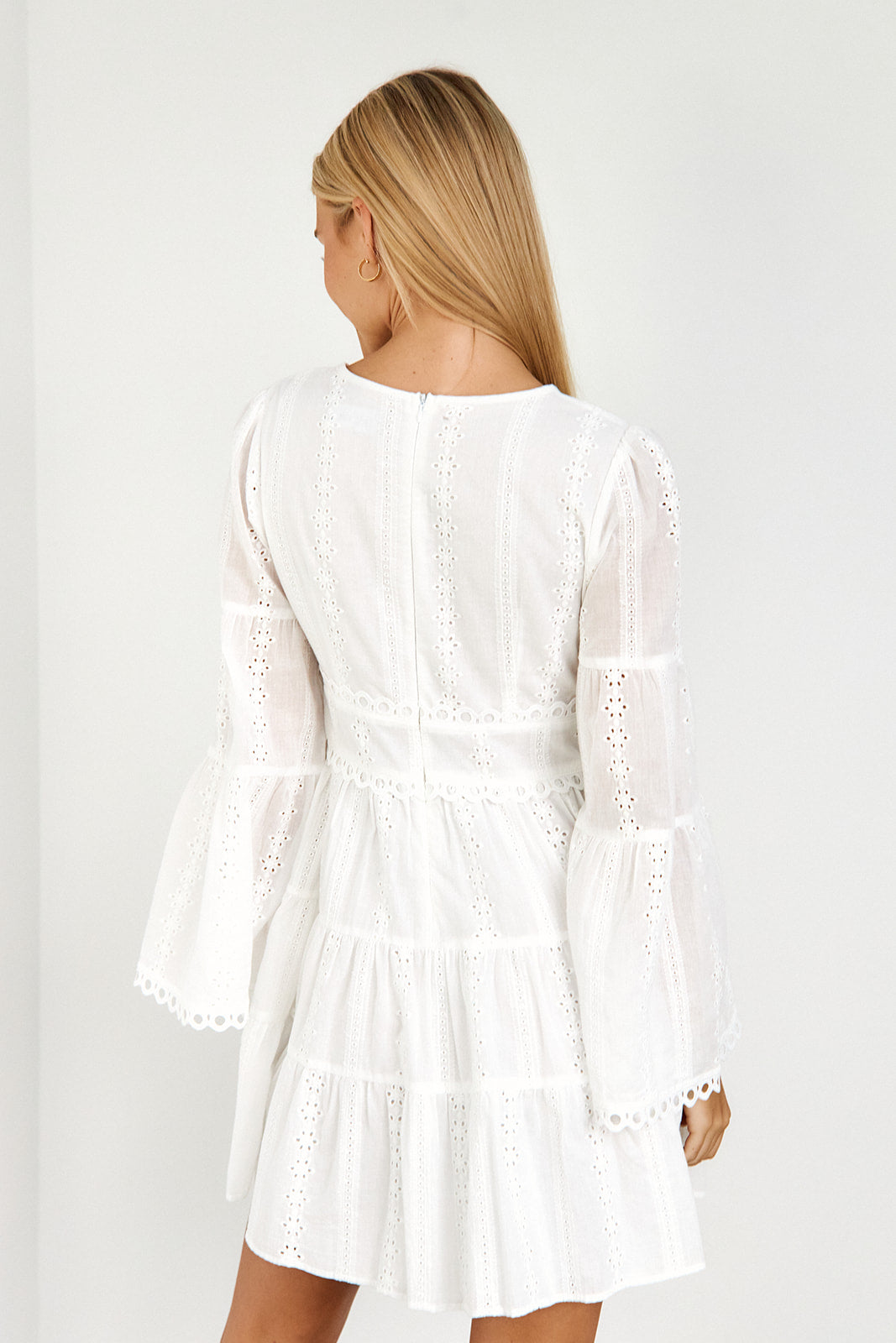 Avalon Lace Detail Mini Dress
