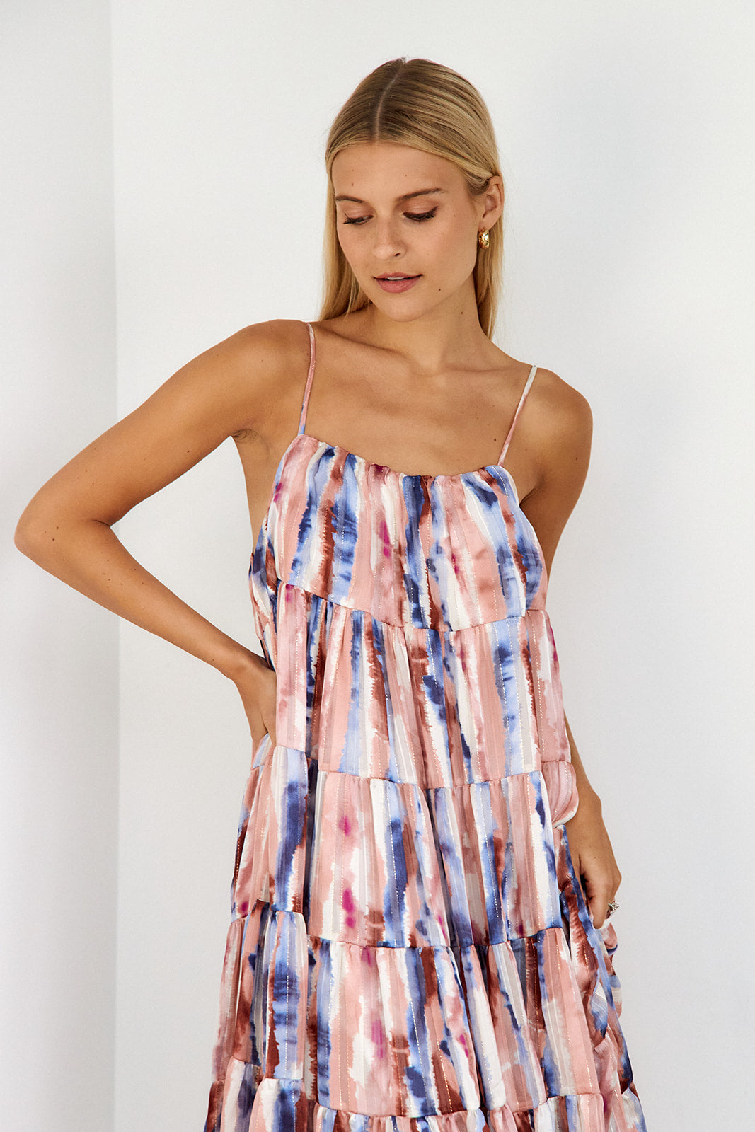 River Tie Dye Midi Dress