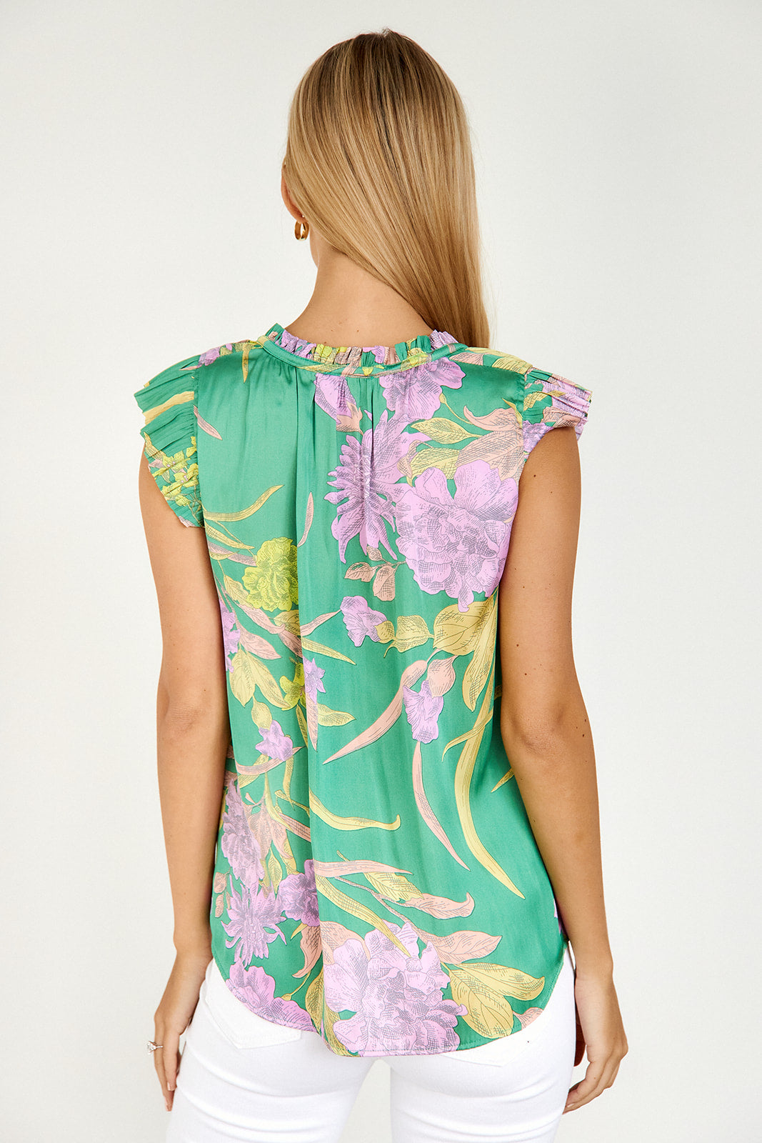 Gomez Floral Short Sleeve Blouse
