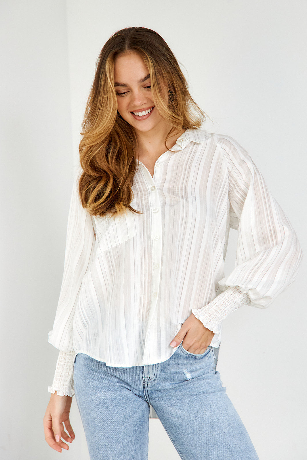Kimball Button Down Blouse