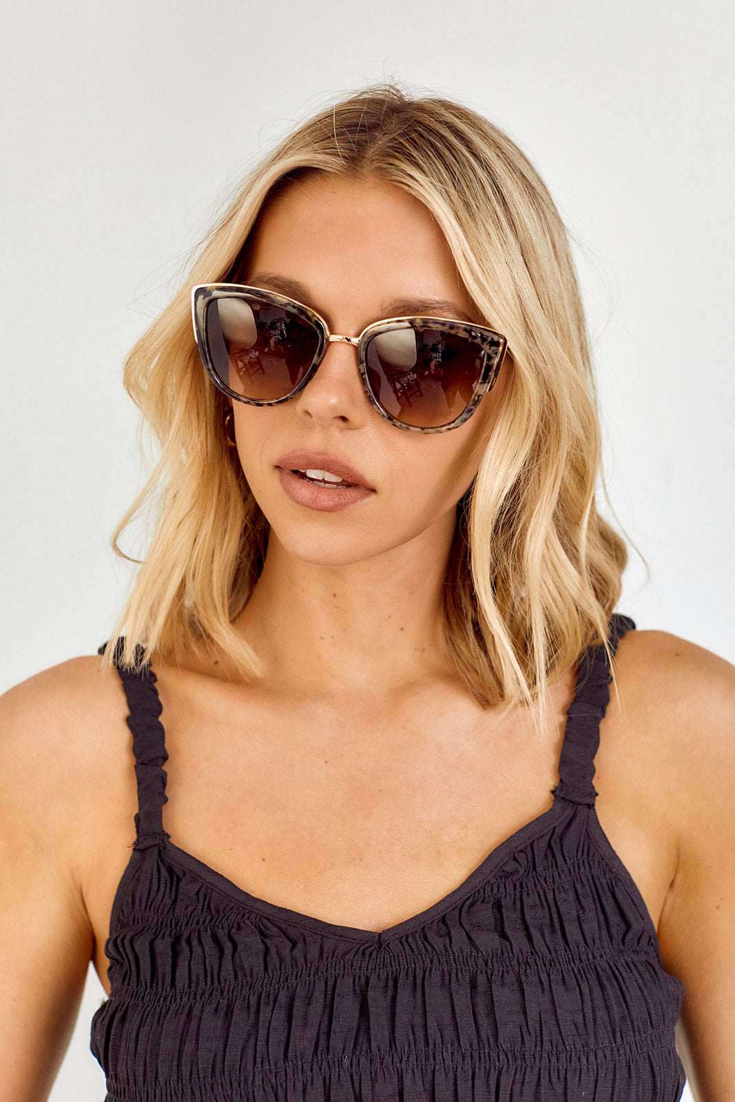 Aymes Oversized Cat Eye Sunglasses