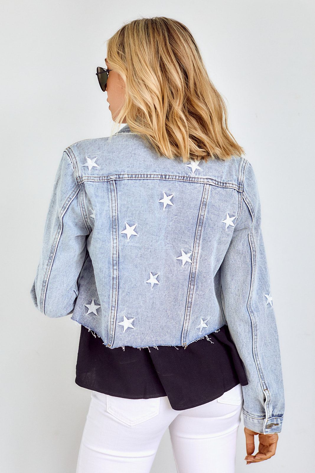Vail Star Detail Denim Jacket