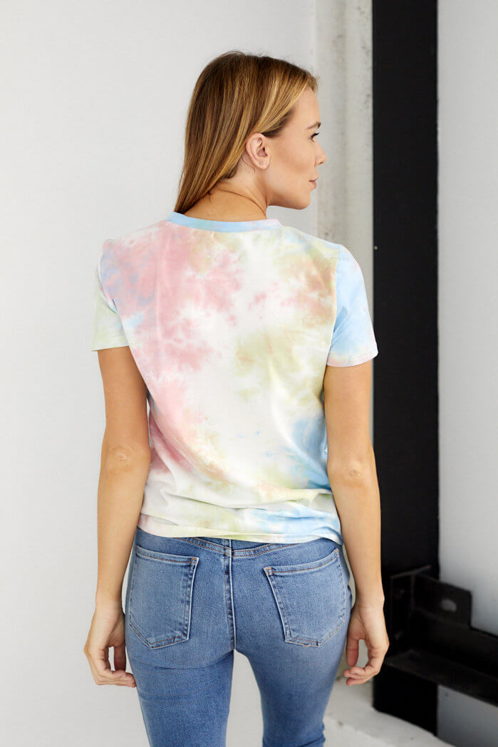 Emerson Distressed Tie-Dye Knit Top
