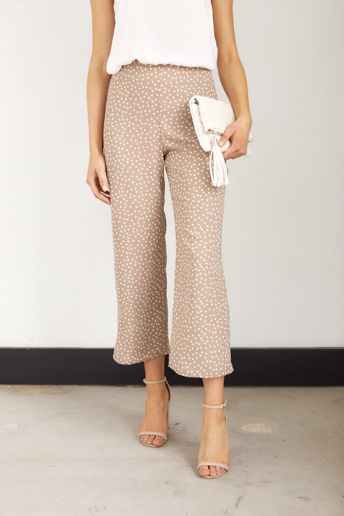 Natalia Woven Polka Dot Pant