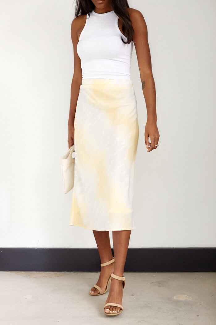 Florence Tie Dye Midi Skirt