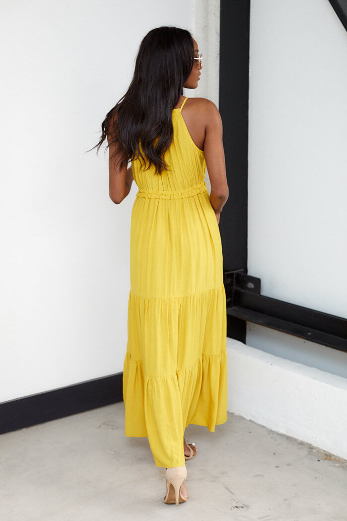 Kenley Tiered Sleeveless Maxi