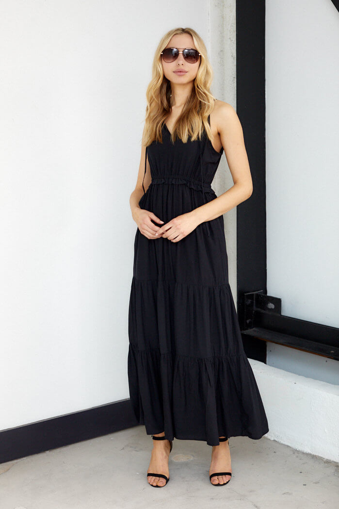 Kenley Tiered Sleeveless Maxi