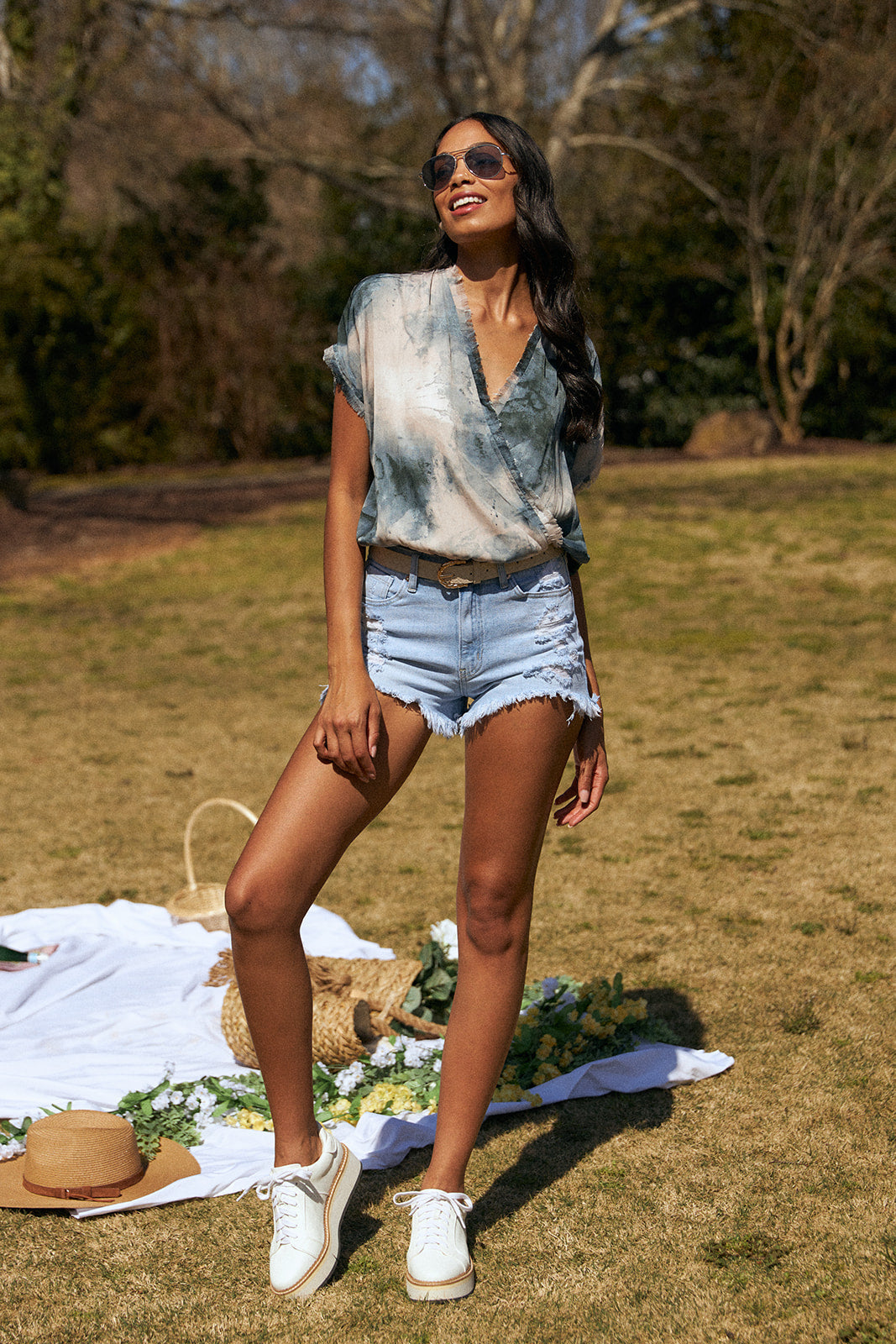 Cruz Tie Dye Blouse