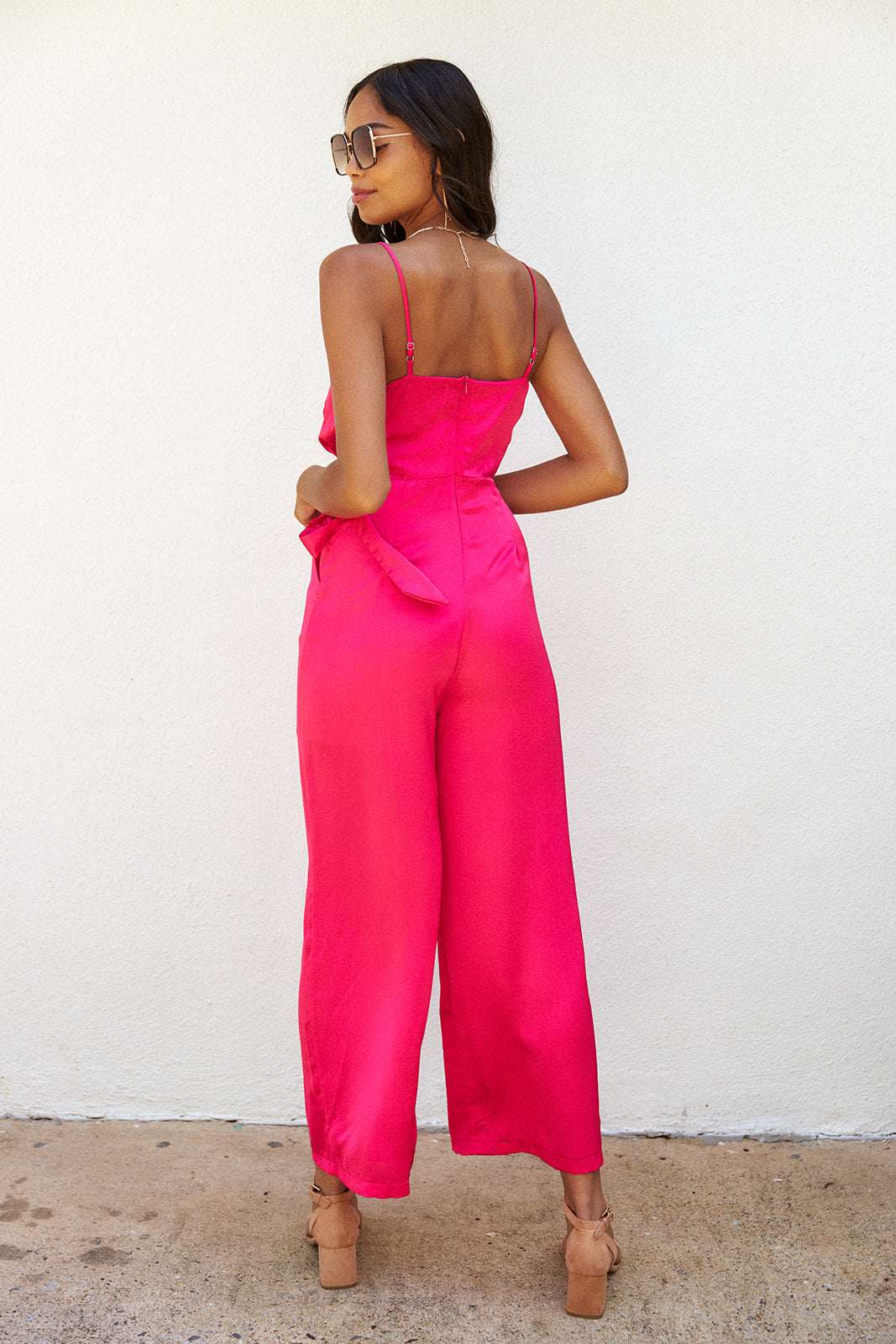 SALE- Blanche Surplice Style Jumpsuit