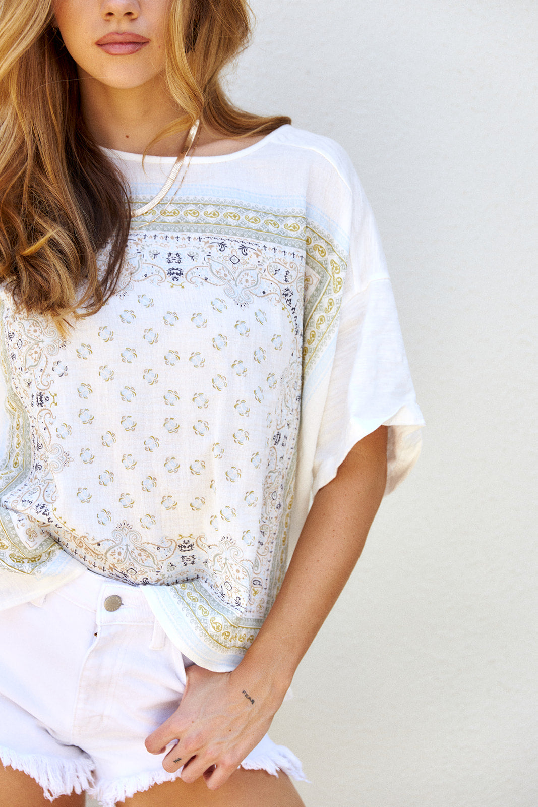 Morley Printed Short Sleeve Blouse