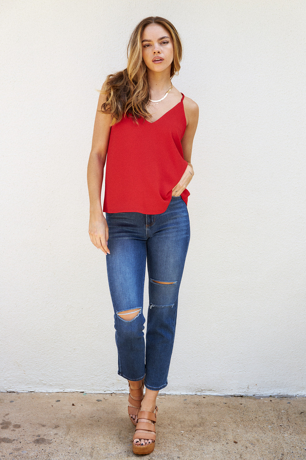 Elli Strappy Sleeveless Top