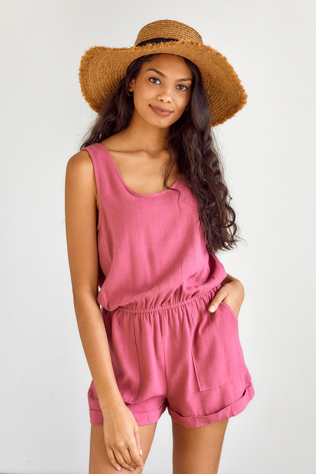 Titania Linen Romper