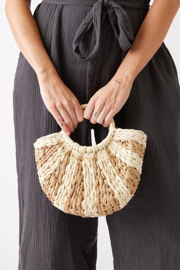 Rikki Raffia Mini Tote
