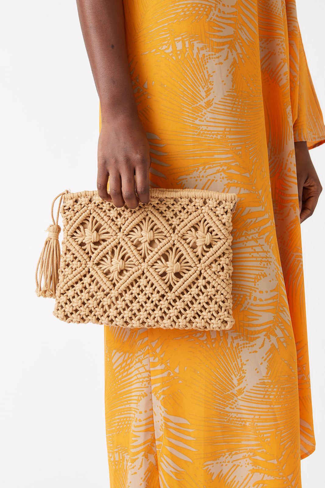 SALE - Kai Rope Macrame Clutch