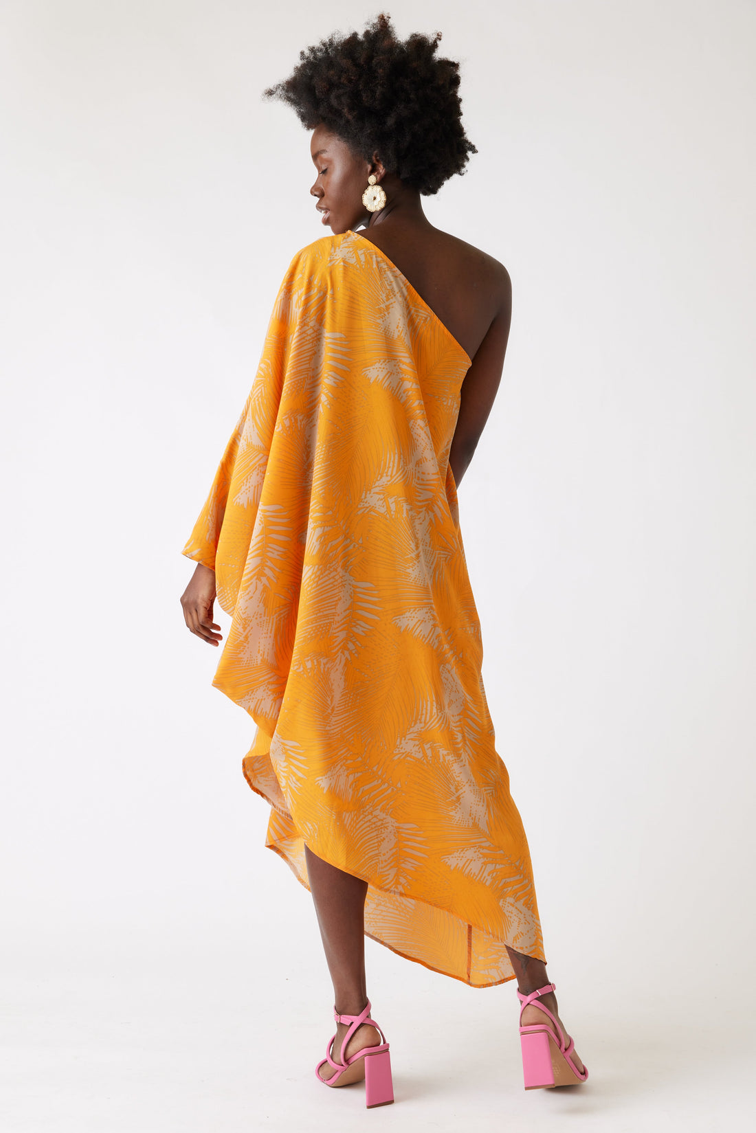 Rosie Asymmetrical Kaftan Maxi Dress