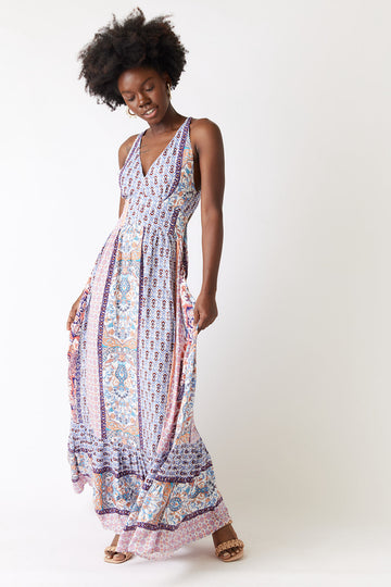 SALE - Chloe Paisley Printed Maxi Dress