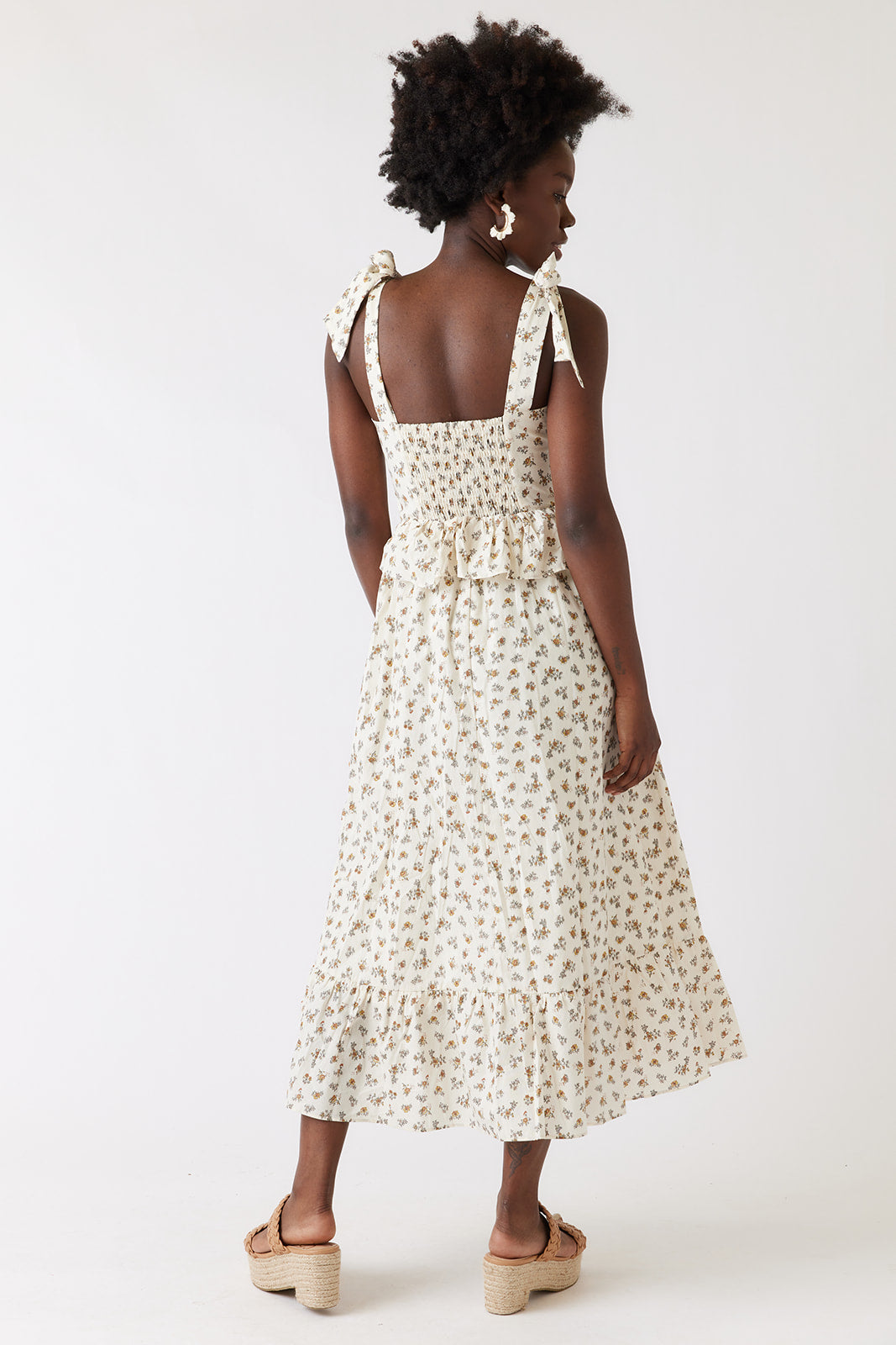 Sofia Floral Tie Strap Maxi