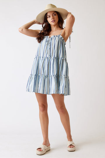 SALE - Luna Striped Mini Dress