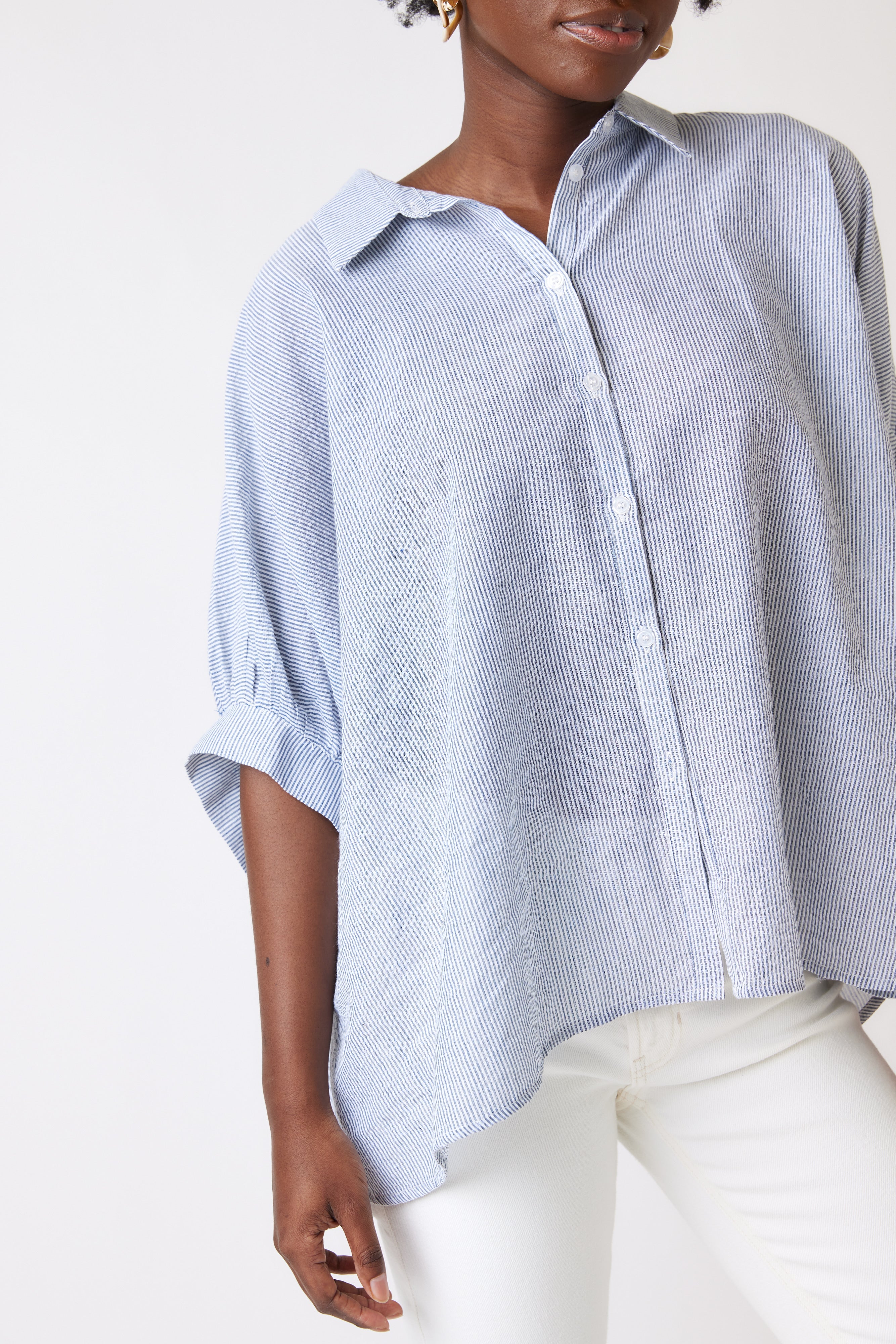 Andie Oversized Button Down