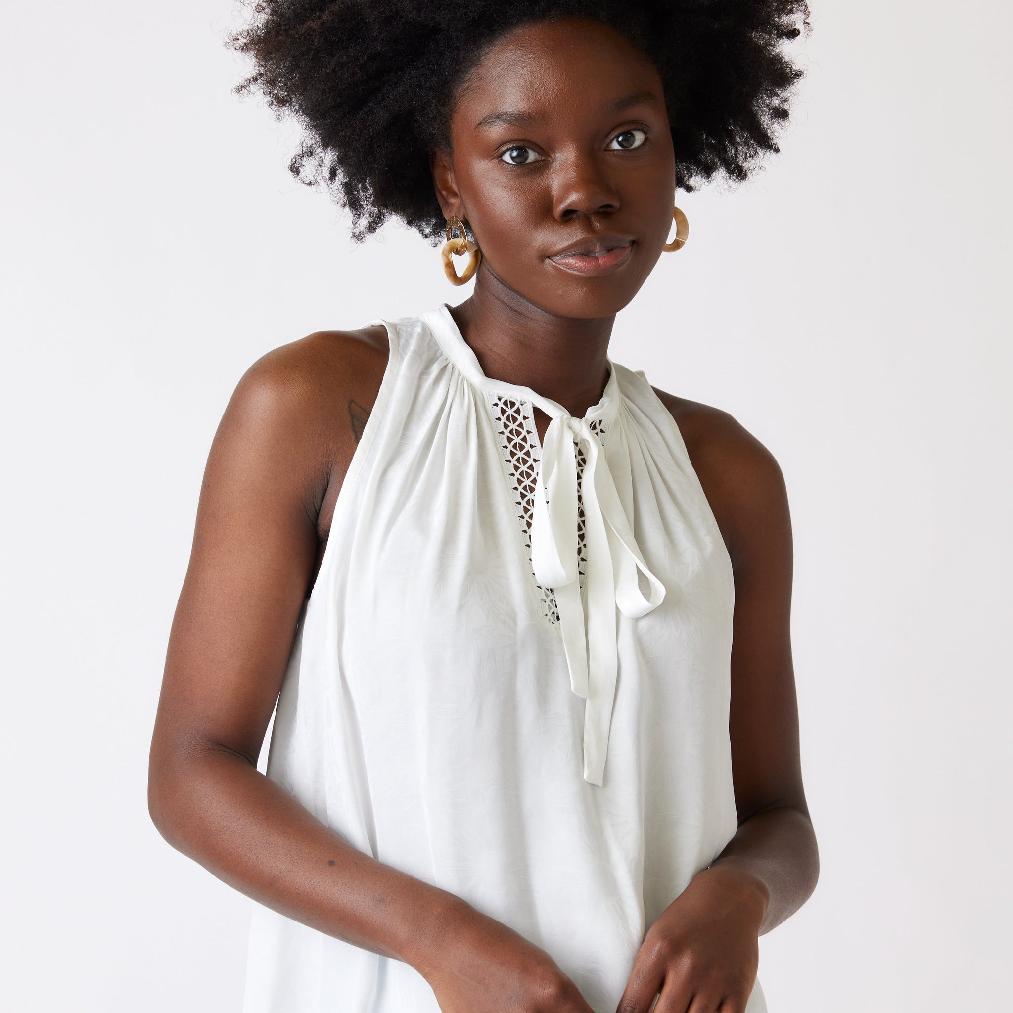 SALE - Carli Tie Neck Tank