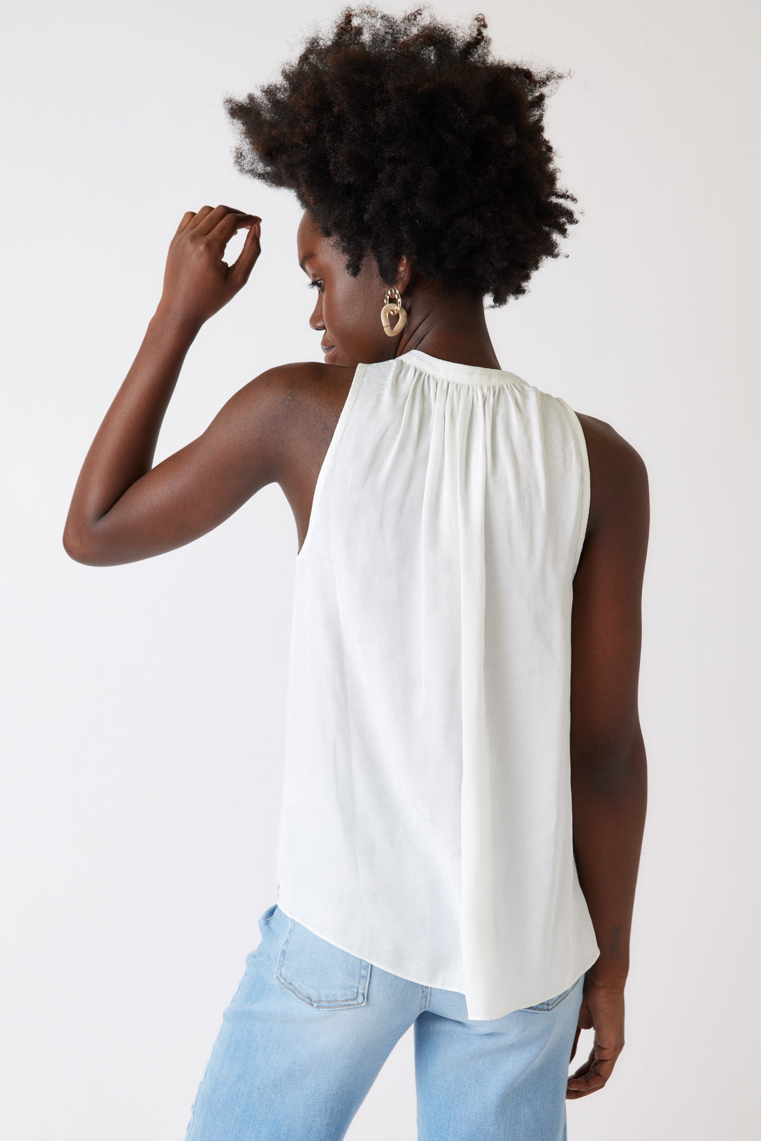 SALE - Carli Tie Neck Tank