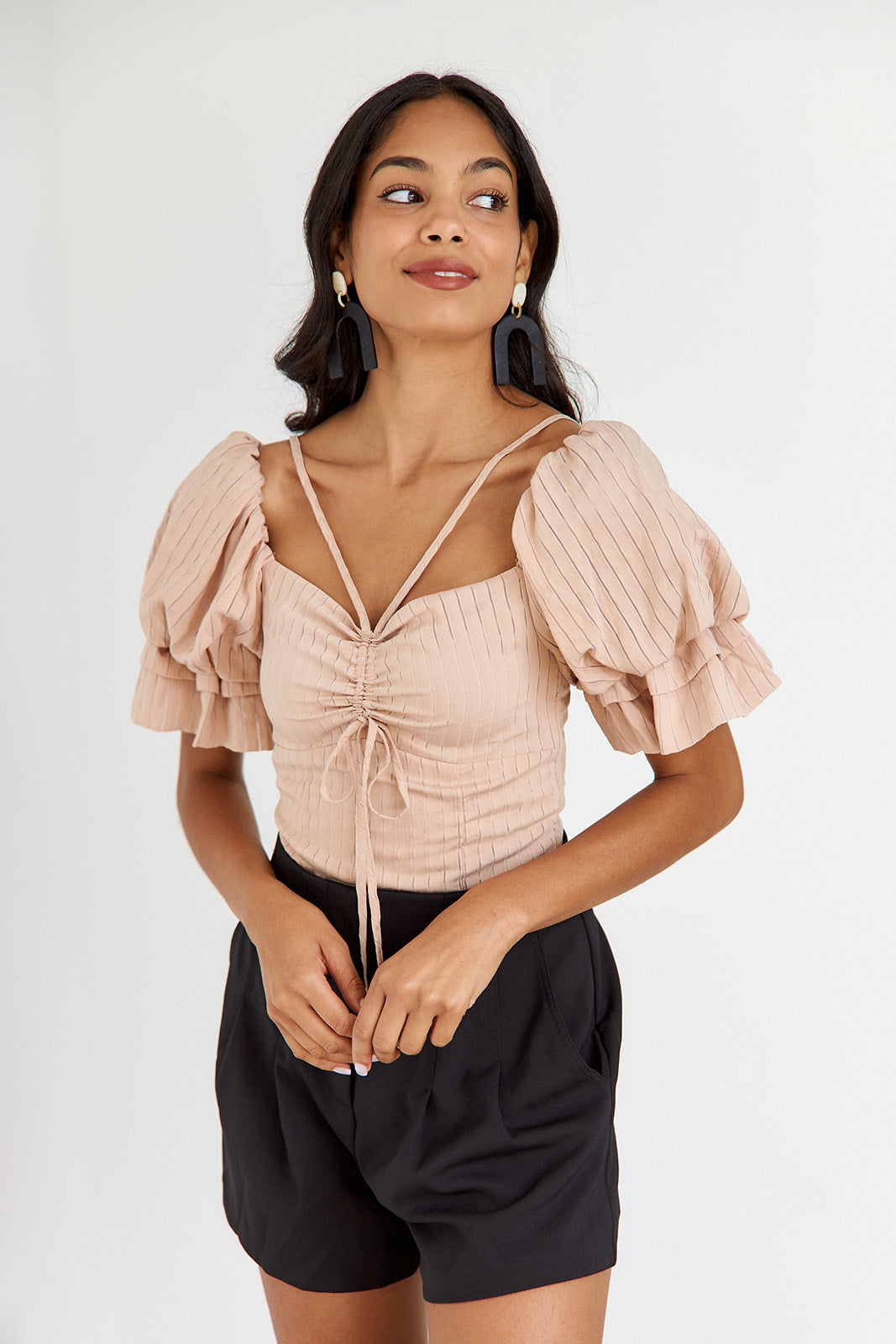 SALE - Kathie Puff Sleeve Blouse