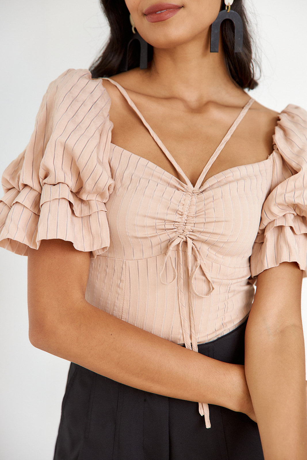 SALE - Kathie Puff Sleeve Blouse