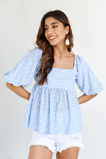SALE- Metta Puff Sleeve Blouse