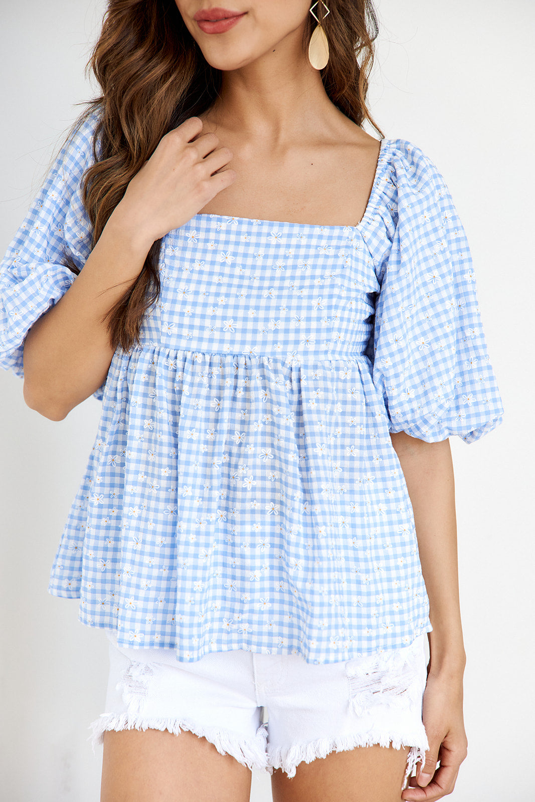 SALE- Metta Puff Sleeve Blouse