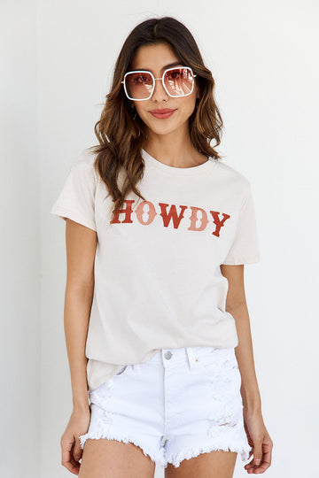SALE- Howdy Graphic Tee