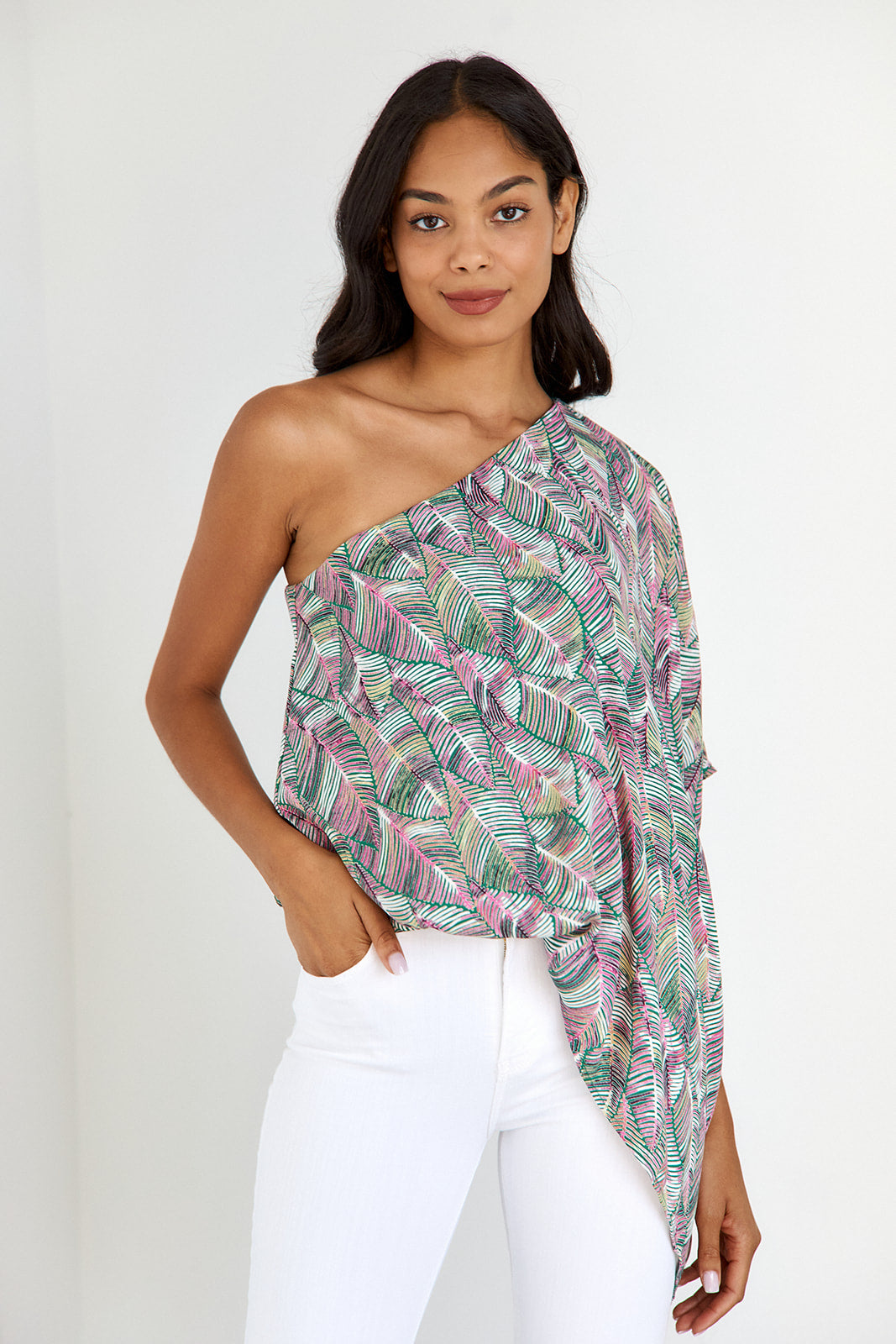 SALE- Daley One Shoulder Blouse