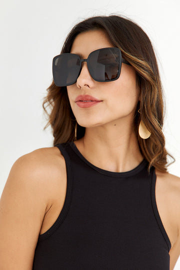 SALE- Lucia 70's Square Sunglasses