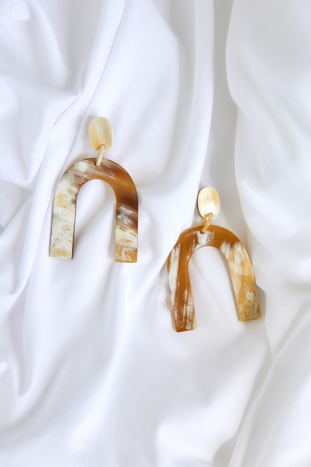 Sunshine Tienda Horseshoe Horn Earrings