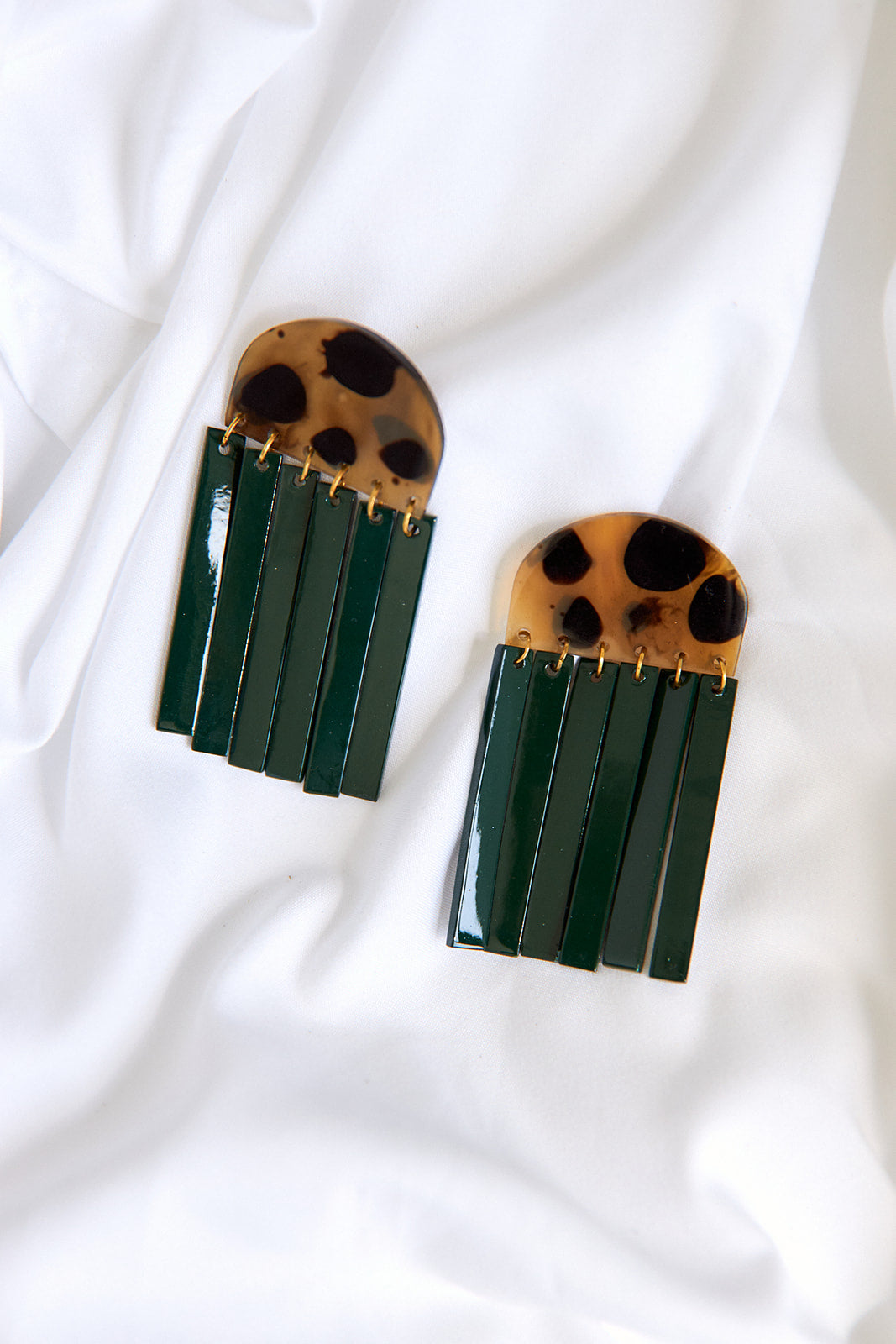 Sunshine Tienda Green Beachcomber Earrings