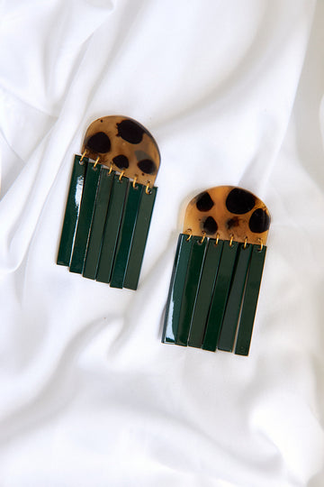 Sunshine Tienda Green Beachcomber Earrings
