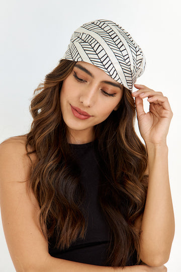 Juniper Geometric Print Silky Bandana