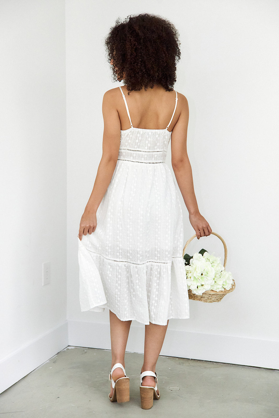 SALE- Cambria Button Down Midi Dress