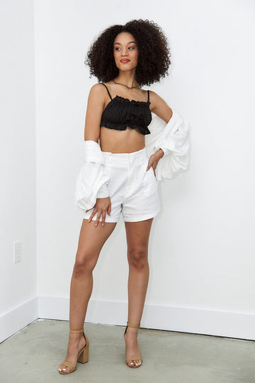 Shia Mini Ruffle Bralette Top