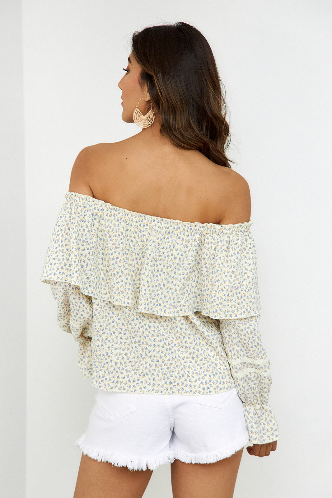 SALE- Kiva Off The Shoulder Floral Blouse