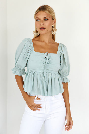 SALE- Gracie Puff Sleeve Blouse