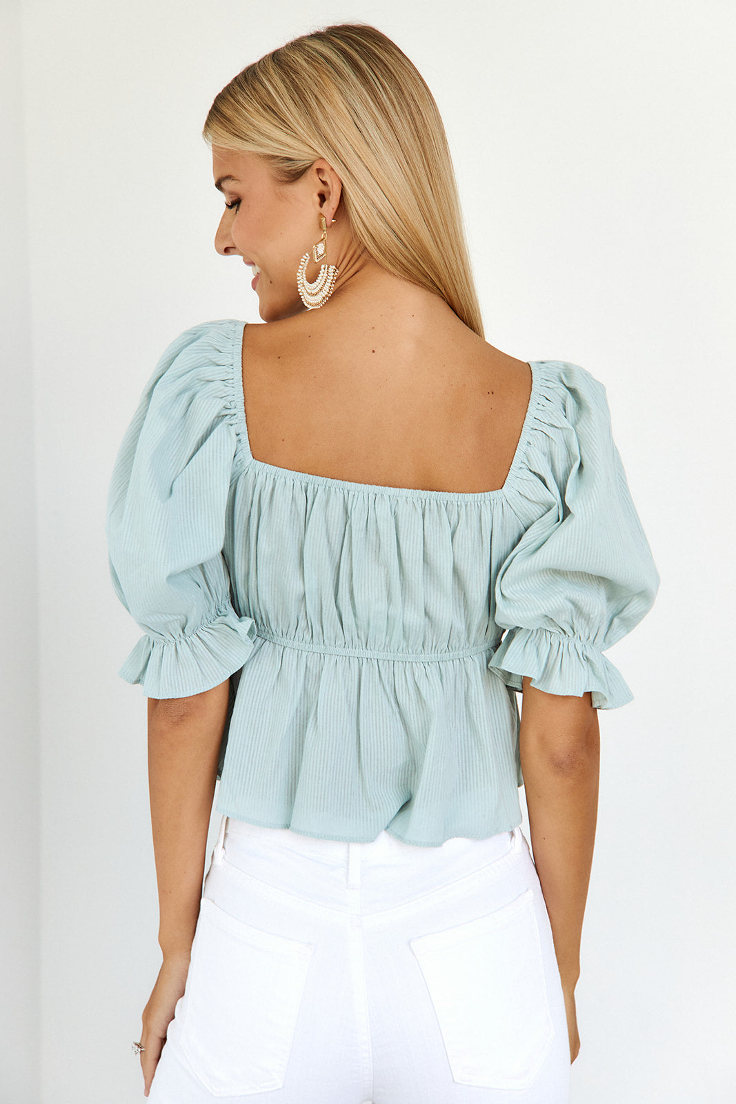 SALE- Gracie Puff Sleeve Blouse